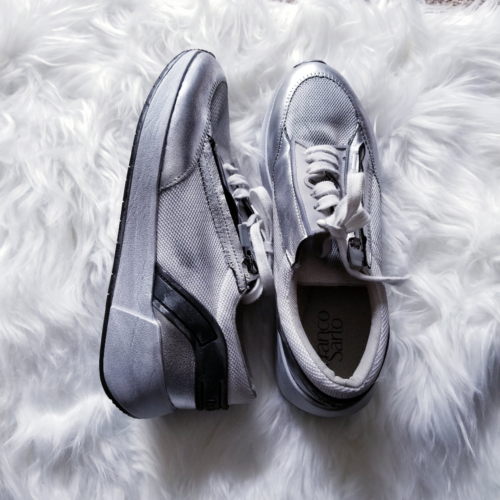 Franco Sarto Imperial Leather Sneakers NWOT - Picture 4 of 6